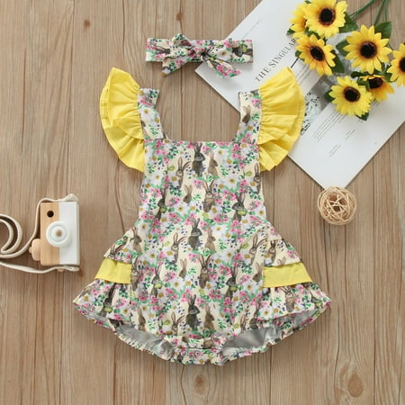 Kids Baby Girls Easter Rabbit Printed Strap Romper Jumsuit Hair Band Outfit Set 0-24M
Kids Baby Girls Easter Rabbit Printed Strap Romper Jumsuit Hair Band Outfit Set 0-24M