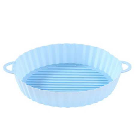 Air Fryer Silicone Pan Reusable Round Air Fryer Replacement Basket Oven Heat Resistant Non-Stick Mat Home Kitchen Air Fryer Accessories Blue
Air Fryer Silicone Pan Reusable Round Air Fryer Replacement Basket Oven Heat Resistant Non-Stick Mat Home Kitchen Air Fryer Accessories Blue