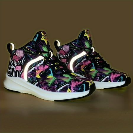 Graffiti Pattern Sneakers Comfortable Mid Top Lace Up Shoes Women‘s Fashion Walking Shoes
Graffiti Pattern Sneakers Comfortable Mid Top Lace Up Shoes Women‘s Fashion Walking Shoes