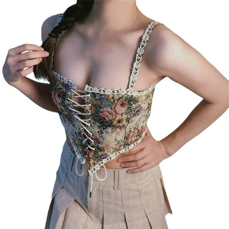 Womens Shapewear Vintage Floral Camisole Flower Embroide Push Up Bodysuit Shapewear for Women
Womens Shapewear Vintage Floral Camisole Flower Embroide Push Up Bodysuit Shapewear for Women
