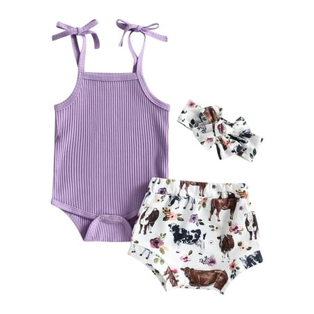 Vakind Baby Girl 3 Piece Clothes Set Knitted Suspenders Bodysuit Top+Shorts Headband
Vakind Baby Girl 3 Piece Clothes Set Knitted Suspenders Bodysuit Top+Shorts Headband