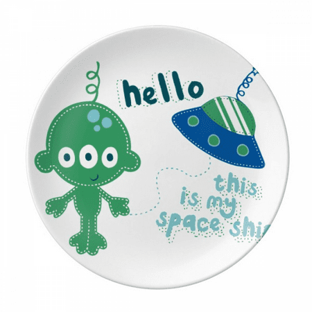 Universe And Alien Hello Alien Plate Decorative Porcelain Salver Tableware Dinner Dish
Universe And Alien Hello Alien Plate Decorative Porcelain Salver Tableware Dinner Dish