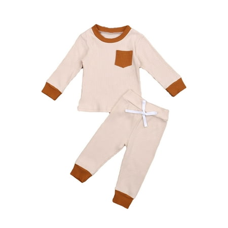 Newborn Baby Boys Girls Clothes Set Long Sleeves T-shirt+Long Trousers Autumn Spring Clothing
Newborn Baby Boys Girls Clothes Set Long Sleeves T-shirt+Long Trousers Autumn Spring Clothing