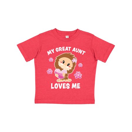 Inktastic My Great Aunt Loves Me with Bigfoot Gift Toddler Toddler Girl T-Shirt
Inktastic My Great Aunt Loves Me with Bigfoot Gift Toddler Toddler Girl T-Shirt