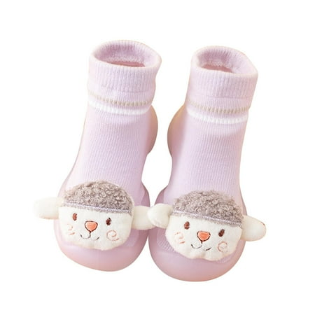 Relanfenk Baby Sneakers Toddler Shoes Sheep Socks Cute Cartoon Sheep Socks Shoes Toddler Floor Shoes