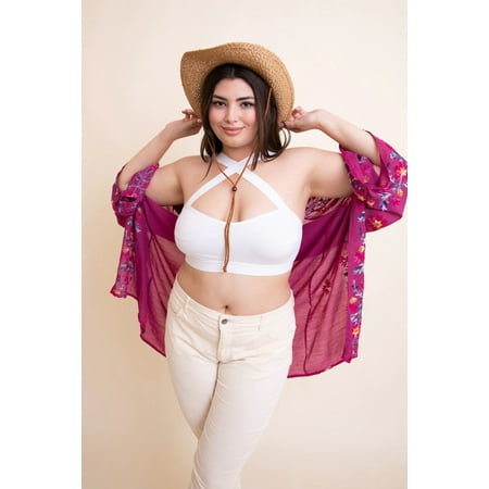 Cross Front Bralette Plus