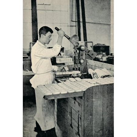 'Stamping Blocks of Soap', c1917 Print Wall Art