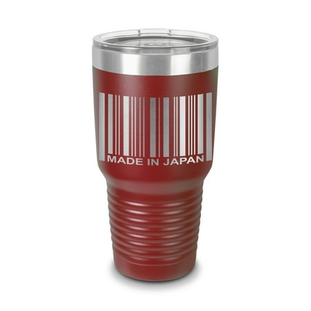 Made in Japan Barcode Tumbler 30 oz - Laser Engraved w/ Clear Lid - Stainless Steel - Vacuum Insulated - Double Walled - Travel Mug - jdm japanese manufactured - Maroon
Made in Japan Barcode Tumbler 30 oz - Laser Engraved w/ Clear Lid - Stainless Steel - Vacuum Insulated - Double Walled - Travel Mug - jdm japanese manufactured - Maroon