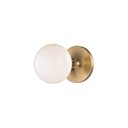 Hudson Valley Fleming 5" LED Bath Vanity in Aged Brass