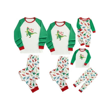 Inevnen Matching Family Pajamas Sets Christmas PJ s Dinosaur Long Sleeve Tee and Bottom Loungewear
Inevnen Matching Family Pajamas Sets Christmas PJ s Dinosaur Long Sleeve Tee and Bottom Loungewear
