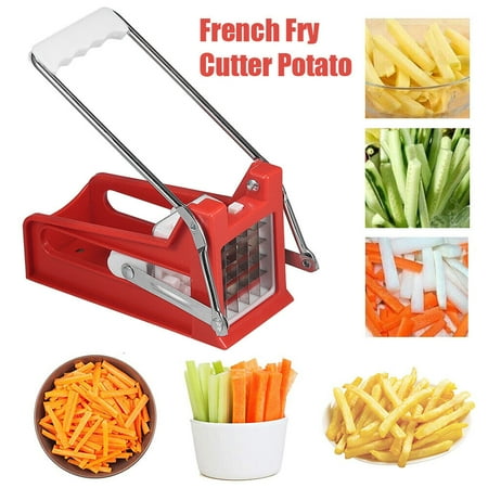 Jahy2Tech Premium Stainless Steel French Fry Cutter - Slice Potatoes and Veggies Like a Pro with 2 Sharp Blades
Jahy2Tech Premium Stainless Steel French Fry Cutter - Slice Potatoes and Veggies Like a Pro with 2 Sharp Blades