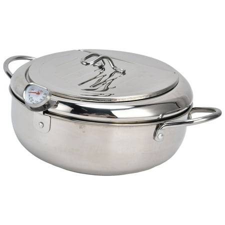 Cooking Fryer Frying Pot Mini Stainless Steel For Camping For Picnic For Household Stainless Steel Color 304 Stainless Steel 24cm / 9.4in
Cooking Fryer Frying Pot Mini Stainless Steel For Camping For Picnic For Household Stainless Steel Color 304 Stainless Steel 24cm / 9.4in