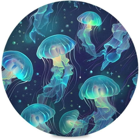 Tangkunup Jellyfishs Round Placemats Set of 4 Table Mats for Kitchen Washable Non-Slip Place Mats Heat Resistant Place Mats for Kitchen Dining Table Decoration
Tangkunup Jellyfishs Round Placemats Set of 4 Table Mats for Kitchen Washable Non-Slip Place Mats Heat Resistant Place Mats for Kitchen Dining Table Decoration