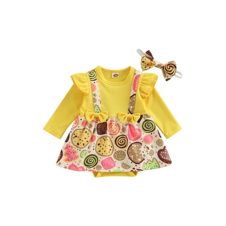 Wassery Baby Girl Christmas Romper Dress Infant Newborn Cute Long Sleeve Heart Car Butterfly Print Buttons Fall Romper + Headband 0-24M
Wassery Baby Girl Christmas Romper Dress Infant Newborn Cute Long Sleeve Heart Car Butterfly Print Buttons Fall Romper + Headband 0-24M