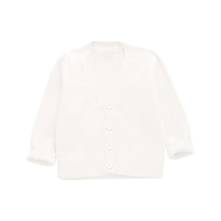 Meresysid Cardigan Sweaters for Infant Toddler Girls Baby Teen Children s Fashion Casual Solid Color Loose Button Long Sleeved V-neck Top shirt White
Meresysid Cardigan Sweaters for Infant Toddler Girls Baby Teen Children s Fashion Casual Solid Color Loose Button Long Sleeved V-neck Top shirt White