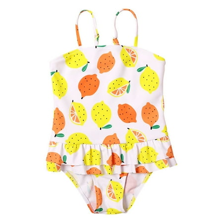 Toddler Girls Sleeveless Fruit Printing Beach Bathing Baby Suit Girls Swimwear Swimsuit
Toddler Girls Sleeveless Fruit Printing Beach Bathing Baby Suit Girls Swimwear Swimsuit
