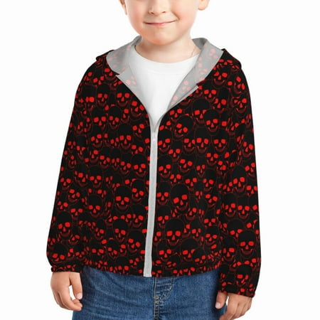 Gaeub Red Skulls 4 Print Athletic Sun Protection Hoodie for Kids Long Sleeve Outdoor UV Shirt Running Fishing Top for Boys Girls-2 Years
Gaeub Red Skulls 4 Print Athletic Sun Protection Hoodie for Kids Long Sleeve Outdoor UV Shirt Running Fishing Top for Boys Girls-2 Years
