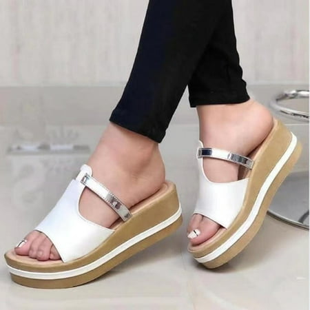 Tangnade House Slippers for Women Summer Slippers Fashion Comfortable Slope Heel Thick Sole Wear Sandals
Tangnade House Slippers for Women Summer Slippers Fashion Comfortable Slope Heel Thick Sole Wear Sandals