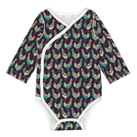 Coaee Bohemian Chicken for Soft Cotton Baby Long-Sleeve Bodysuit Girls Boys Bodysuit Romper
Coaee Bohemian Chicken for Soft Cotton Baby Long-Sleeve Bodysuit Girls Boys Bodysuit Romper