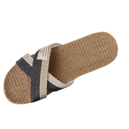 Cathalem Spring Autumn Ladies Footwear Women House Shoes Home Slippers Flip Flops Flax Slippers Indoor Bedroom Unisex Lovers Flat Shoes Grey 39
Cathalem Spring Autumn Ladies Footwear Women House Shoes Home Slippers Flip Flops Flax Slippers Indoor Bedroom Unisex Lovers Flat Shoes Grey 39