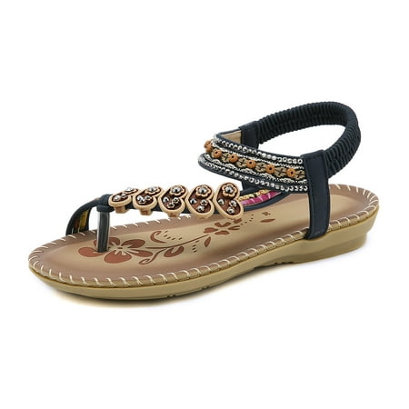 SHYPM Pmoiste Comfortable Walking Sandals for Women Resorts Thong Toe Ring Handmade Rhinestone Print Flat Boho Summer Shoes Ladies-36
SHYPM Pmoiste Comfortable Walking Sandals for Women Resorts Thong Toe Ring Handmade Rhinestone Print Flat Boho Summer Shoes Ladies-36