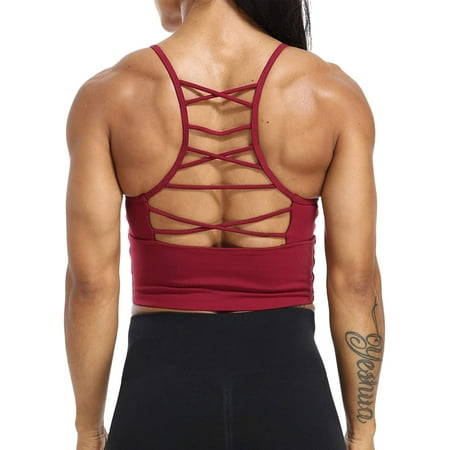 Women s Longline Sport Bra Seamless Yoga Crop Top Medium-Low Support Workout Bra
Women s Longline Sport Bra Seamless Yoga Crop Top Medium-Low Support Workout Bra