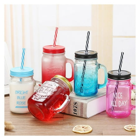 ASWMXR 500Ml with Straw Bpa Free Gradient Mason Jar Milk Tea Cup Classic Insulated Tumbler Kettle Metal Cover with Straw New Drinkware
ASWMXR 500Ml with Straw Bpa Free Gradient Mason Jar Milk Tea Cup Classic Insulated Tumbler Kettle Metal Cover with Straw New Drinkware