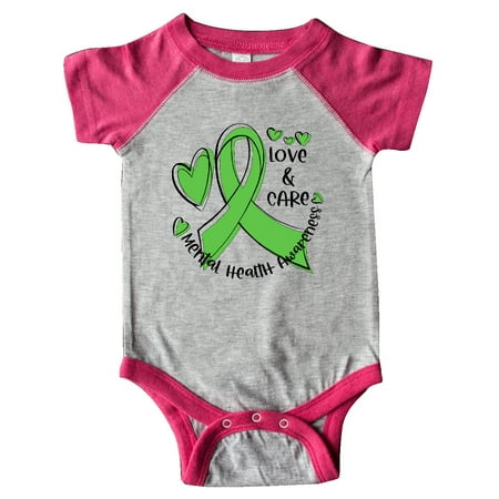 Inktastic Love and Care Mental Health Awareness Green Ribbon Gift Baby Boy or Baby Girl Bodysuit
Inktastic Love and Care Mental Health Awareness Green Ribbon Gift Baby Boy or Baby Girl Bodysuit