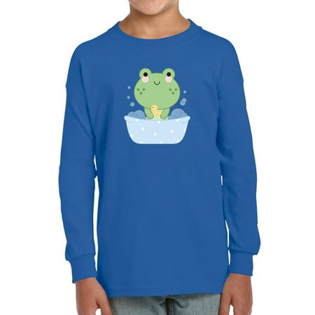 Cute Baby Frog Bubble Bath Long Sleeve Toddler -Image by Shutterstock 2 Toddler
Cute Baby Frog Bubble Bath Long Sleeve Toddler -Image by Shutterstock 2 Toddler