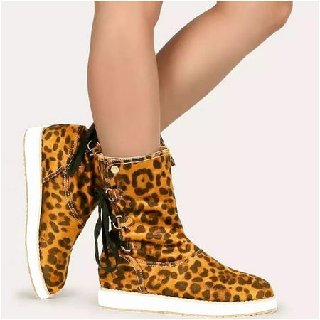 Egmy Women S Shoes Leopard Snake Pattern Laceing Low-Heeled Thicken Non-Slip Middle Boots
Egmy Women S Shoes Leopard Snake Pattern Laceing Low-Heeled Thicken Non-Slip Middle Boots