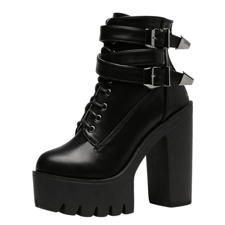 NECHOLOGY Womens Lug Sole Platform Boots Women Short Lace Heels Boots Leather Platform Womens Sock Booties And Boots Black 7.5
NECHOLOGY Womens Lug Sole Platform Boots Women Short Lace Heels Boots Leather Platform Womens Sock Booties And Boots Black 7.5
