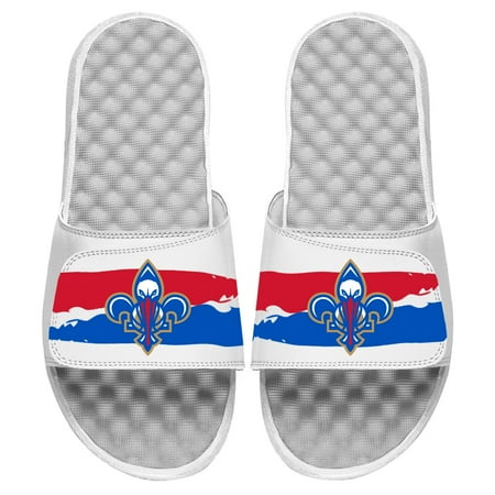 Men s ISlide White New Orleans Pelicans 2020/21 City Edition Paint Stripe Slide Sandals
Men s ISlide White New Orleans Pelicans 2020/21 City Edition Paint Stripe Slide Sandals