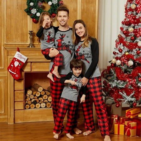 HESHENG Merry Christmas Family Matching Pajamas Sets Plaid Deer Print Holiday Xmas Pjs Sleepwear Kids 5T
HESHENG Merry Christmas Family Matching Pajamas Sets Plaid Deer Print Holiday Xmas Pjs Sleepwear Kids 5T
