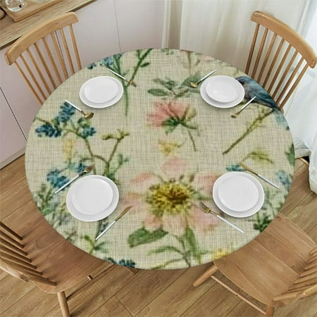 Orinice Flowers Bird Fine Foliage Round Tablecloth Stain-Resistant Washable for Indoor Outdoor Dining 100% Polyester Waterproof Table Cover 31 -35
Orinice Flowers Bird Fine Foliage Round Tablecloth Stain-Resistant Washable for Indoor Outdoor Dining 100% Polyester Waterproof Table Cover 31 -35
