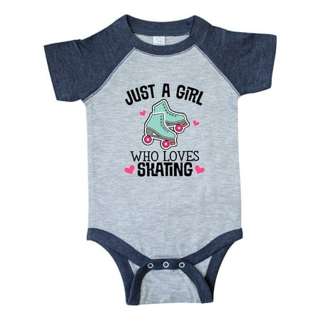 Inktastic Just A Girl Who Loves Skating Gift Baby Girl Bodysuit 
Inktastic Just A Girl Who Loves Skating Gift Baby Girl Bodysuit
