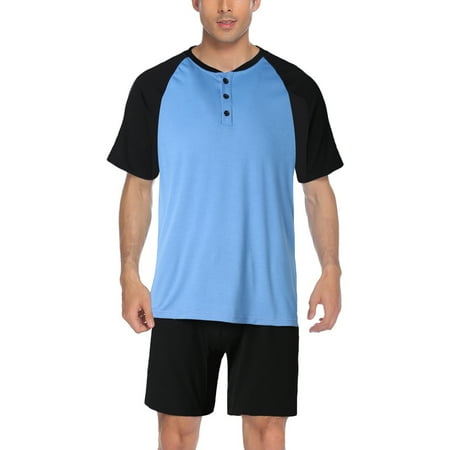 Men Pajama Sets Summer Short Sleeve Tops and Shorts Pijama for Men 2 Pieces Lounge Sleepwear Suits Nightwear Male Home Clothes
Men Pajama Sets Summer Short Sleeve Tops and Shorts Pijama for Men 2 Pieces Lounge Sleepwear Suits Nightwear Male Home Clothes