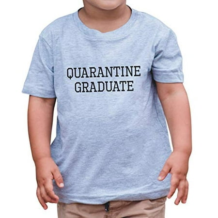 7 ate 9 Apparel Kids Quarantine Graduate Grey Tshirt