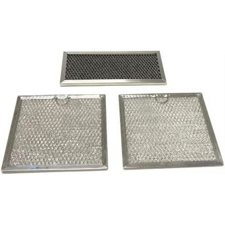 Microwave Grease & Filter Set Compatible With Model Numbers JVM7195SK1SS JVM7195SK2SS JVM7195SK3SS
Microwave Grease & Filter Set Compatible With Model Numbers JVM7195SK1SS JVM7195SK2SS JVM7195SK3SS