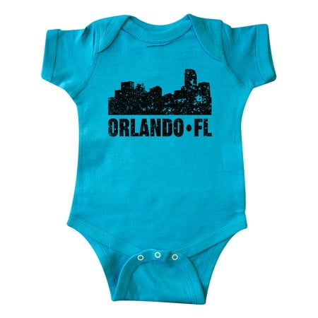 Inktastic Orlando Skyline with Grunge Gift Baby Boy or Baby Girl Bodysuit