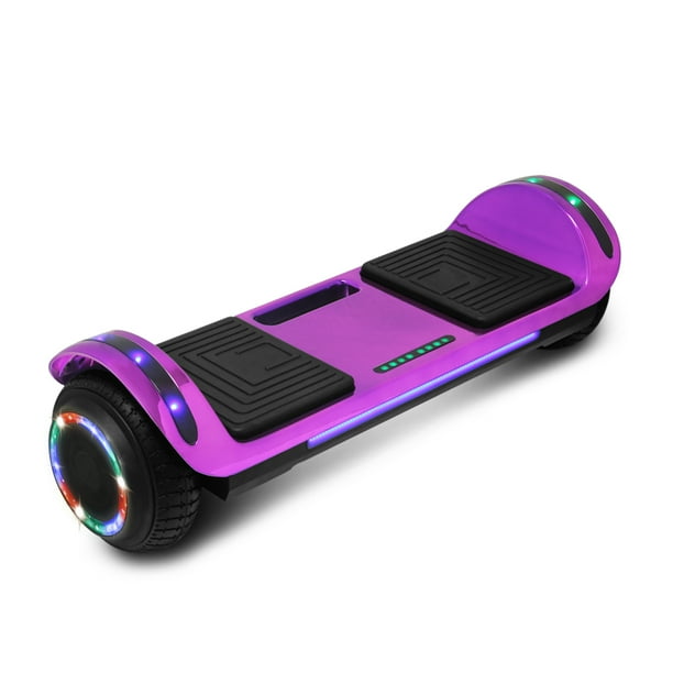 CHO Power Sports 6.5 inch Wheel Hoverboard Electric Smart Self Balancing Scooter Hoover Board with Built in Speaker LED Light - UL2272 Certified
