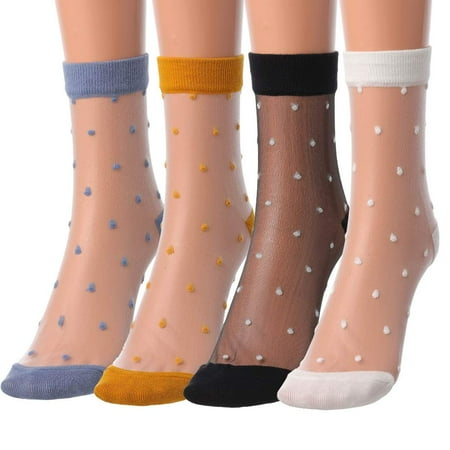 Campsis Women Sheer Sock Elastic See Through Socks Ultrathin Transparent Mesh Socks Daily for Women and Girls(Pack of 4)
Campsis Women Sheer Sock Elastic See Through Socks Ultrathin Transparent Mesh Socks Daily for Women and Girls(Pack of 4)
