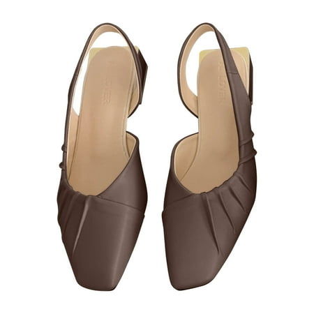 Women Sandals clearance for Juebong Womens Slingback Flat Pumps Closed Square Toe Casual Low Block Heels Slip On Party Dress Work Office Shoes
Women Sandals clearance for Juebong Womens Slingback Flat Pumps Closed Square Toe Casual Low Block Heels Slip On Party Dress Work Office Shoes