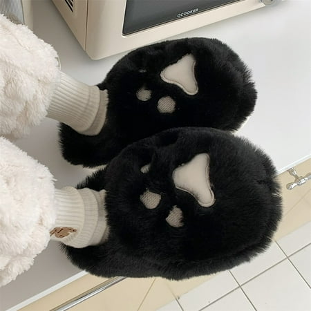 CoCopeanut Indoor Cat Claw Warm Cotton Slippers Winter Student Girl Heart Home Plush Slippers Fashion Home Soft Cute Fluffy Fur Slippers
CoCopeanut Indoor Cat Claw Warm Cotton Slippers Winter Student Girl Heart Home Plush Slippers Fashion Home Soft Cute Fluffy Fur Slippers