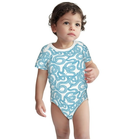 Fotbe Blue Snake Pattern Unisex-baby Short-sleeve Bodysuit Short Sleeve Bodysuits One-piece 100% Organic Cotton for Infant Baby Boys Unisex-6 Months
Fotbe Blue Snake Pattern Unisex-baby Short-sleeve Bodysuit Short Sleeve Bodysuits One-piece 100% Organic Cotton for Infant Baby Boys Unisex-6 Months