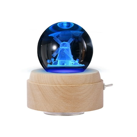 Meterk Crystal Ball Music Box Rotating Luminous LED Light Box Wooden Base Rotating Windup Musicbox Night Light Room Decor Musical Gift Nice Present for Birthday Valentine s Day Christmas New Year
Meterk Crystal Ball Music Box Rotating Luminous LED Light Box Wooden Base Rotating Windup Musicbox Night Light Room Decor Musical Gift Nice Present for Birthday Valentine s Day Christmas New Year