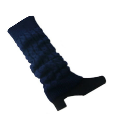 Yoone Women Crochet Cable Knit Braided Leg Warmers Boot Cuffs Socks