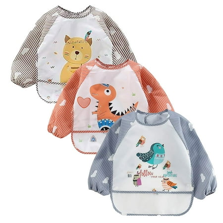 Honeeladyy Clearance under 5$ 3 pc Baby Waterproof Long-sleeved Striped Anti-wearing Cartoon Bib inverted gown
Honeeladyy Clearance under 5$ 3 pc Baby Waterproof Long-sleeved Striped Anti-wearing Cartoon Bib inverted gown