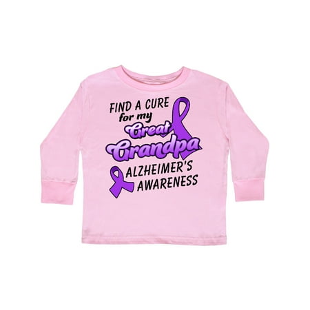 Inktastic Alzheimer s Awareness Find a Cure for my Great Grandpa Gift Toddler Boy or Toddler Girl Long Sleeve T-Shirt
Inktastic Alzheimer s Awareness Find a Cure for my Great Grandpa Gift Toddler Boy or Toddler Girl Long Sleeve T-Shirt
