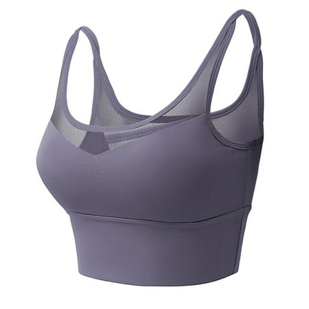 Sports Underwear High Strength Shockproof Mesh Fast Drying Running Fitness Bra Training Sports Bra Purple A XXL
Sports Underwear High Strength Shockproof Mesh Fast Drying Running Fitness Bra Training Sports Bra Purple A XXL