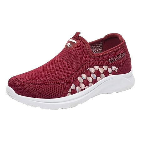 Retro Ladys Shoes Fashion Autumn Women Sports Shoes Flat Bottom Lightweight Slip On Mesh Breathable Polka Dots Casual Style
Retro Ladys Shoes Fashion Autumn Women Sports Shoes Flat Bottom Lightweight Slip On Mesh Breathable Polka Dots Casual Style